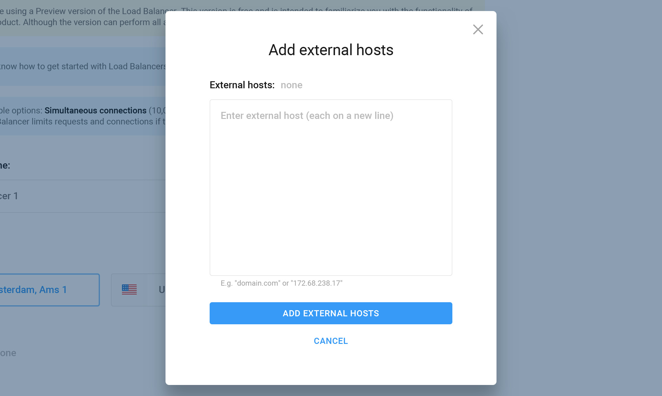 Step 4.3 — Add External Hosts